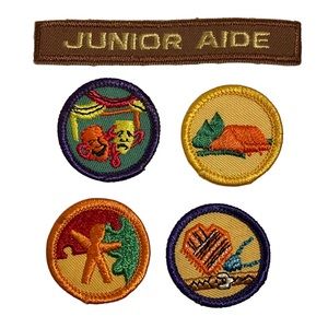 Vintage Girl Scouts Patches Lot of 5
